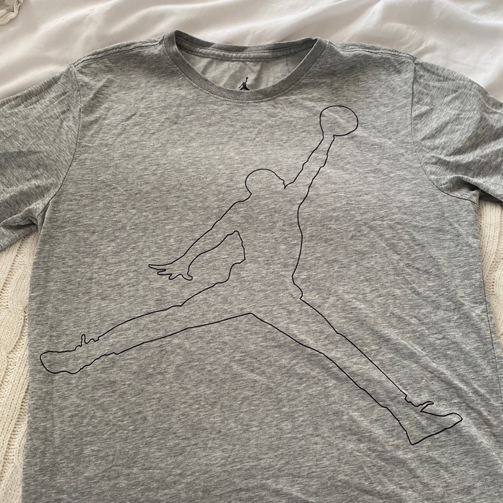 Dri-fit Jordan grey t shirt